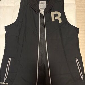 Reebok Women’s Black Vest with Silver Accents